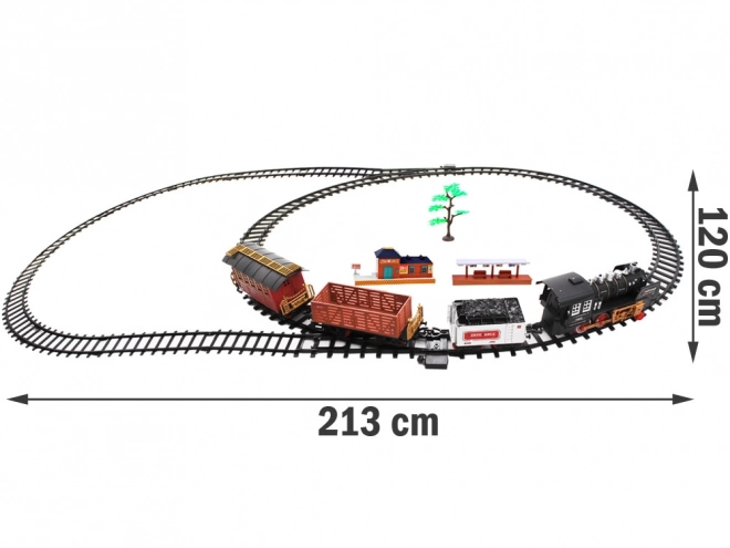 Grande treno elettrico con telecomando