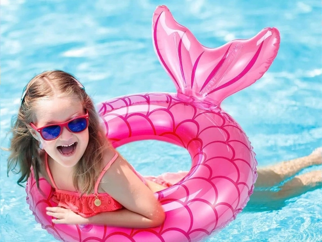 Ciambella da nuoto per bambino con pinna