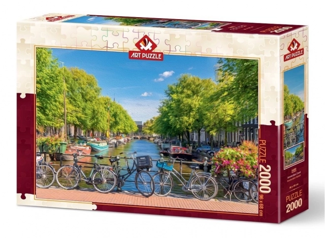 Puzzle Canale di Amsterdam 2000 Pezzi