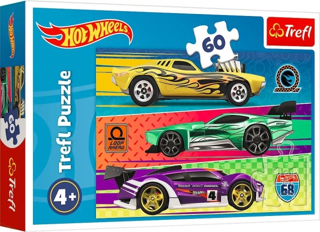 Puzzle 60 pezzi Hot Wheels Racing