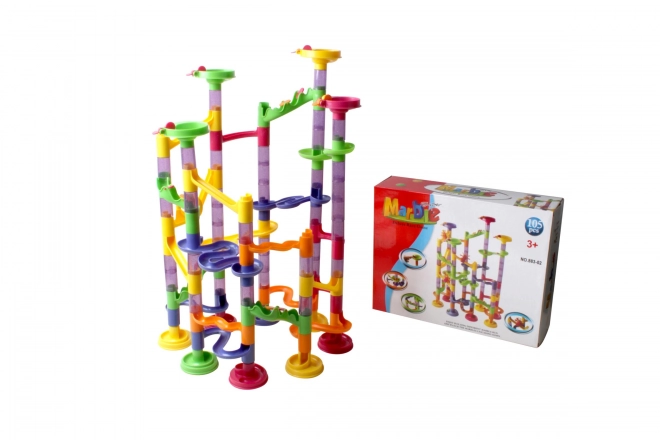 Gioco di Costruzione Pista delle Biglie per Bambini