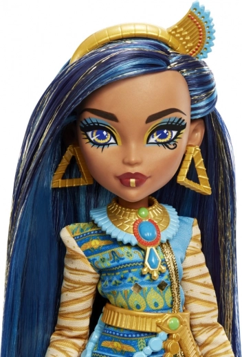 Stile egizio in versione blu‑oro