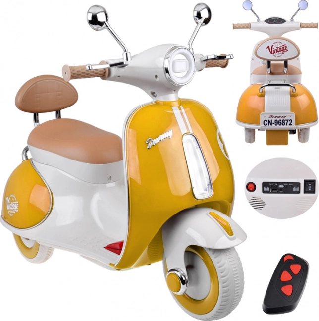 Classico monopattino elettrico per bambini arancione – Arancione