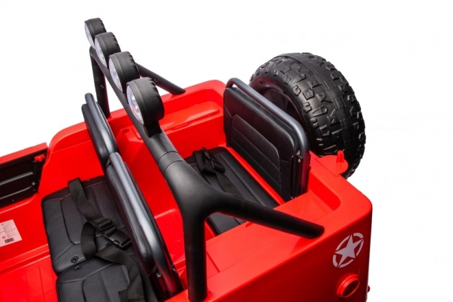 Auto Elettrico 4x4 Rosso per Bambini