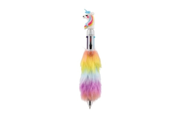 Penna unicorno in peluche 6 colori