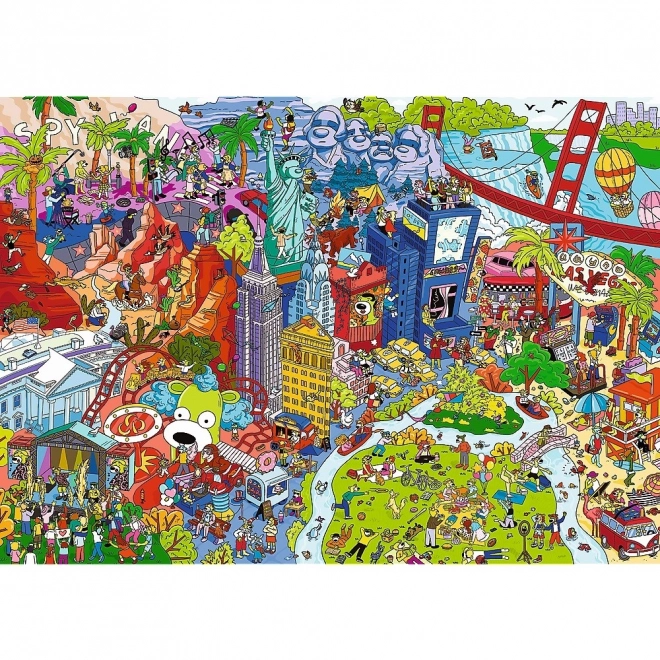 Puzzle 500 pezzi Spy Guy Oggetti Smarriti USA