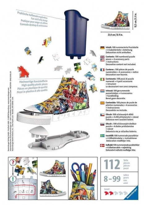 Ravensburger puzzle 3D sneaker Avengers