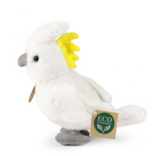 Pappagallo Cacatua Morbido Ecologico 17 cm