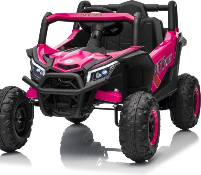Auto elettrico per bambini Buggy Madman UTV-MX rosa