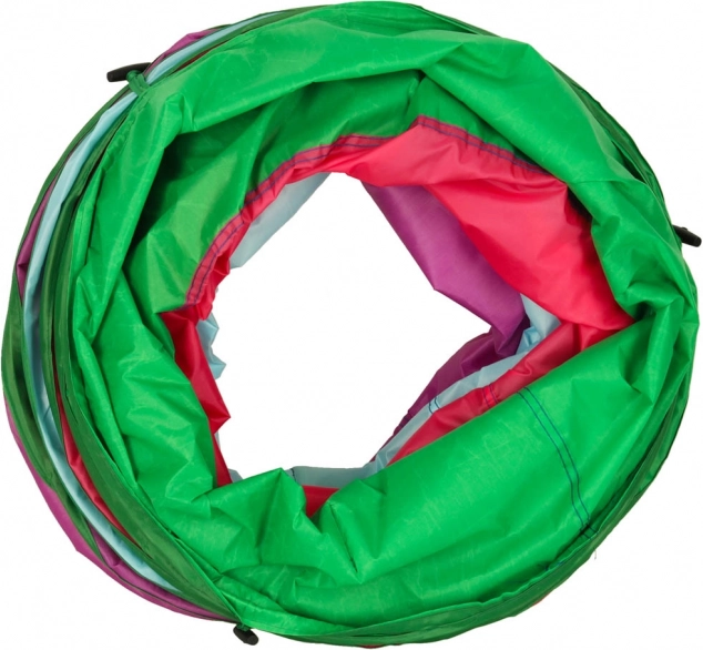 Tunnel colorato per bambini a forma di bruco