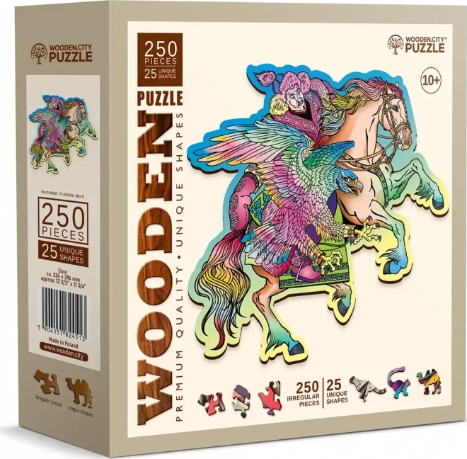 Puzzle in legno Cavallo e Aquila 250 pezzi