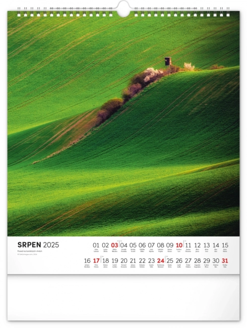 Calendario da parete Il fascino della Toscana Moravia 2025