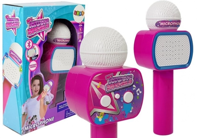 Microfono Karaoke Senza Fili per Bambini Rosa