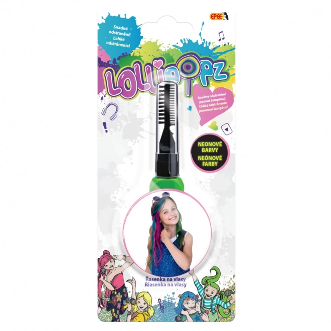 Mascara per capelli Lollipopz - verde