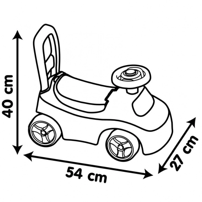 Odrázedlo Auto Rosa