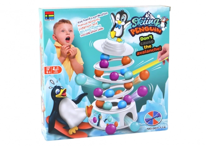 Gioco di abilità Pinguino Torre Scivolo Palline