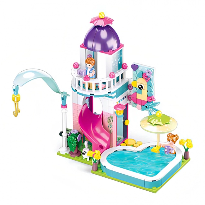 Sluban Girls Dream Casa con Scivolo e Piscina