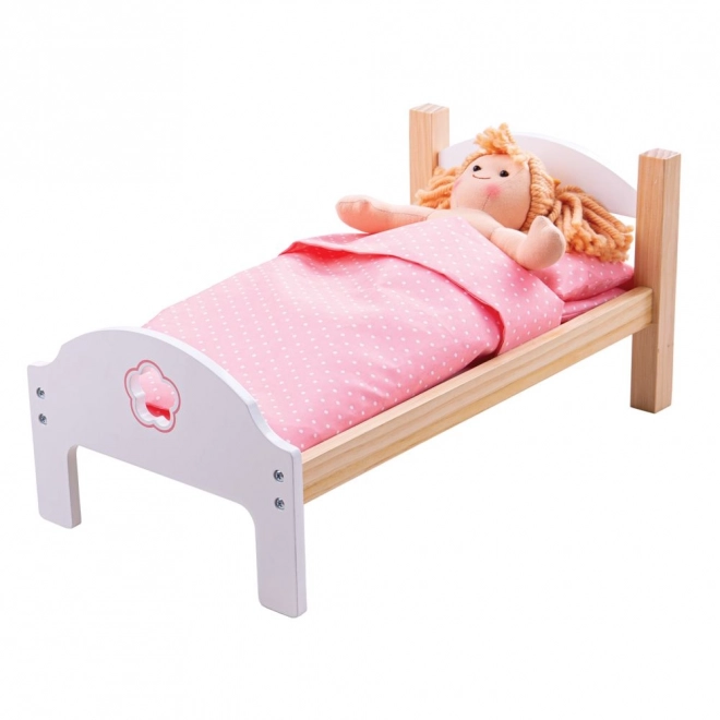 Letto in legno per bambole Bigjigs Toys