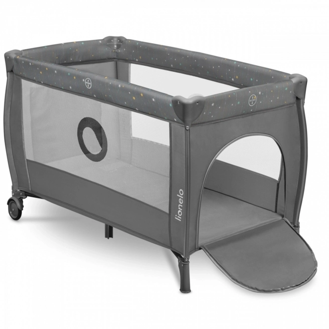 Lettino da Viaggio Lionelo Stefi Plus grigio multicolore