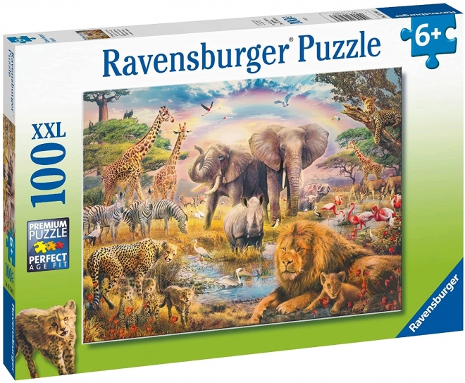 Puzzle Savana Africana XXL 100 Pezzi