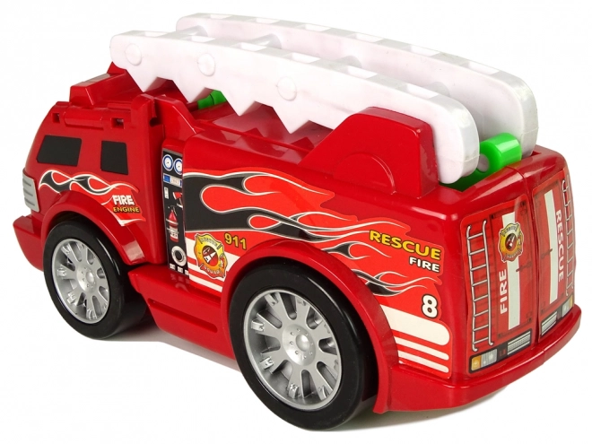 Auto Vigili del Fuoco Trasformazione Drago 2-in-1 Camion dei Pompieri