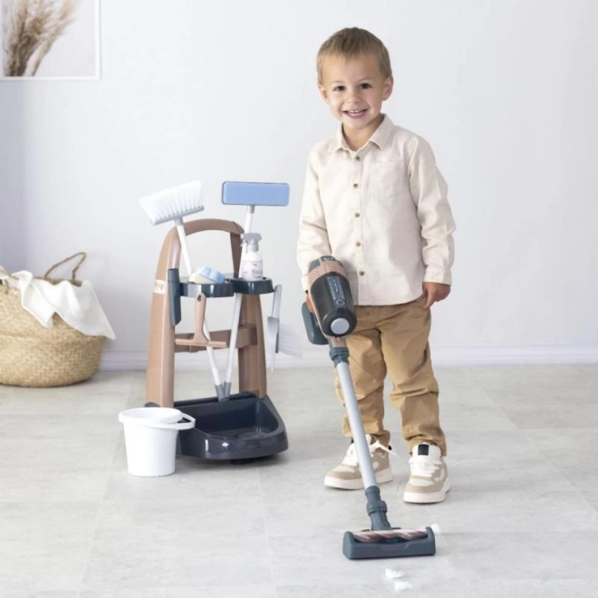 Carrello per piccola addetta alle pulizie con aspirapolvere Rowenta