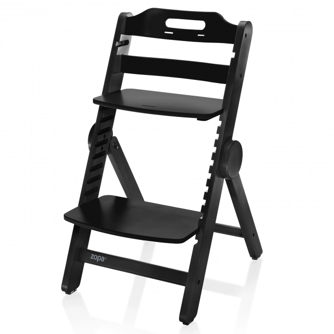 Sedia da pranzo in legno Clipp & Clapp, Nero