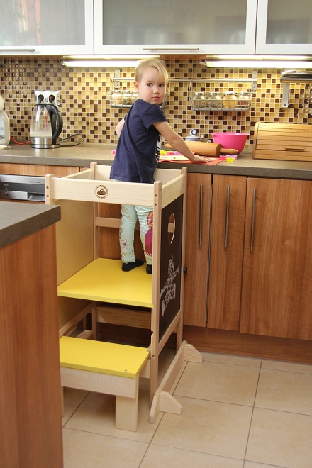 Accesso sicuro al piano della cucina