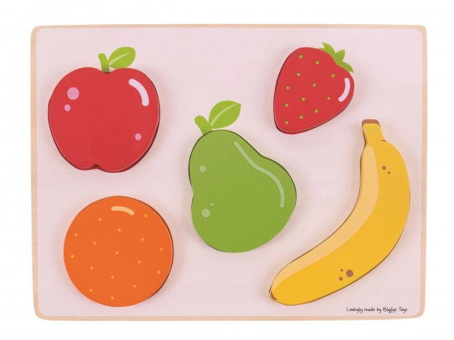 Puzzle in legno frutta Bigjigs Toys