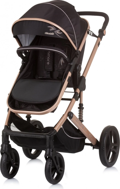 Passeggino combinato Amore 2 in 1 Chipolino Jungle – Ossidiana, Oro