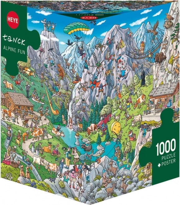 Puzzle HEYE Alpi Divertenti 1000 Pezzi