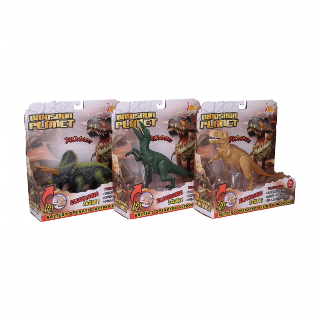 Dinosauro con effetti 22 cm