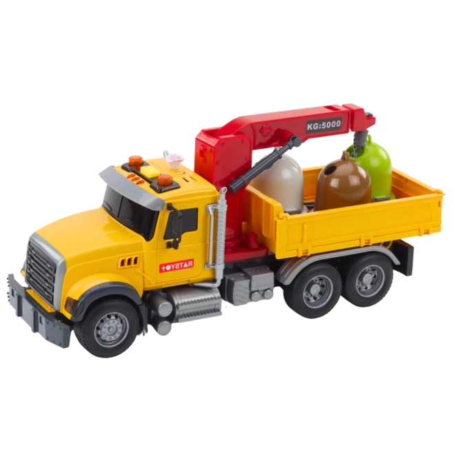 Camion per la raccolta differenziata con effetti