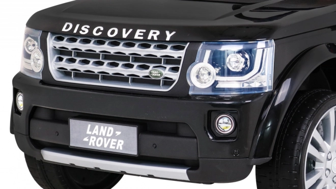 Land Rover Discovery Auto elettrico per bambini nero + telecomando + ruote EVA + avvio lento + radio MP3