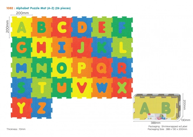 Tappetino Puzzle Alfabeto per Bambini