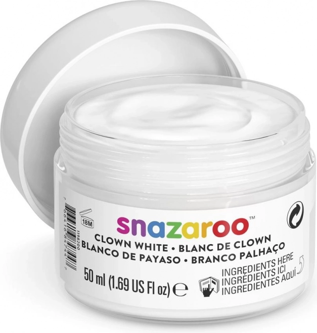 Trucco Bianco per il Viso SNAZAROO Clown