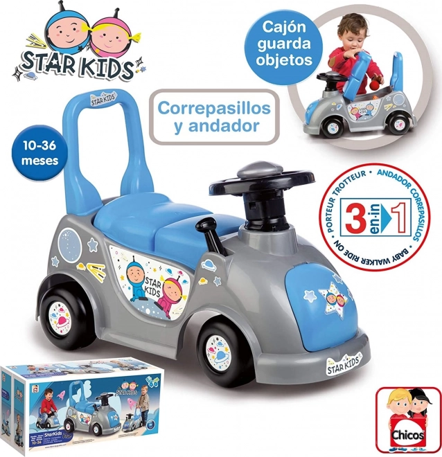 Scivolatore Star Kids 3 in 1 blu