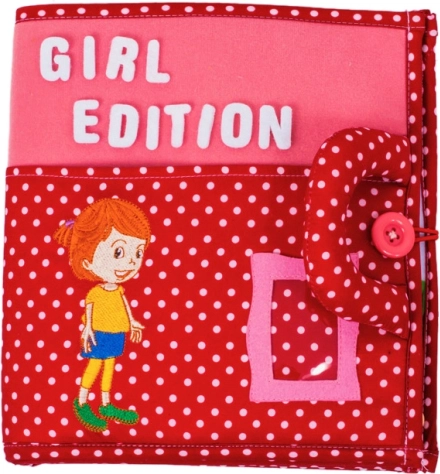 Libro interattivo per bambini Quiet Book, Girl