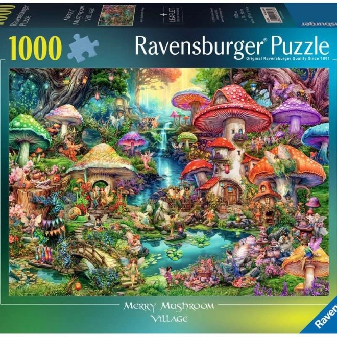 Ravensburger Puzzle Villaggio di Funghi 1000 Pezzi