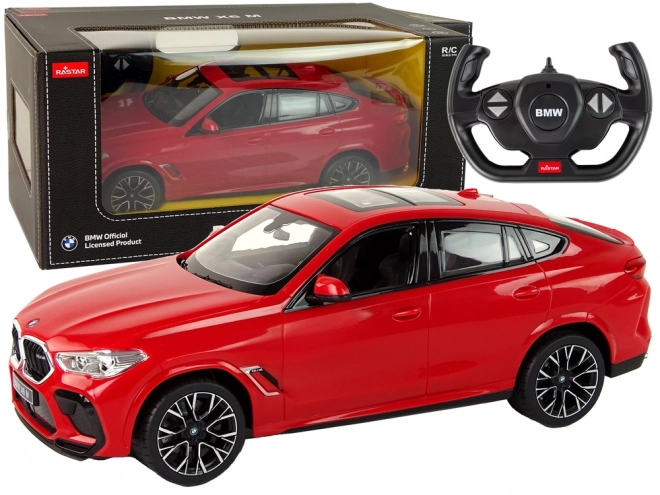 Auto R/C Bmw X6 M Rastar rosso