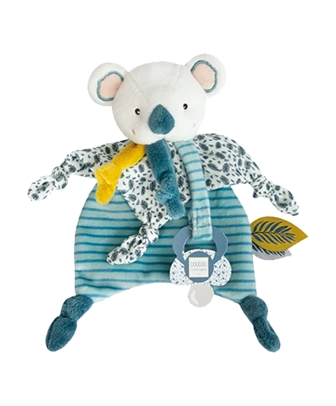 Doudou Set Regalo - Giocattolo con Gancio per Ciuccio Koala Yoca 20 cm