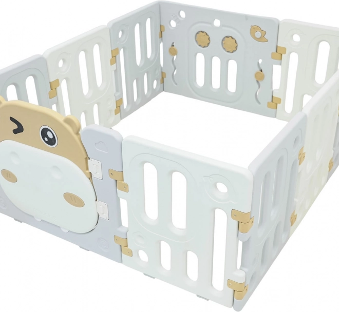Box per bambini Modulo Ippopotamo marrone