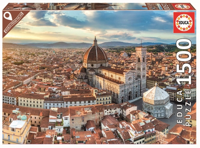 Puzzle veduta aerea di Firenze 1500 pezzi