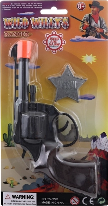 Pistola a capsule con distintivo