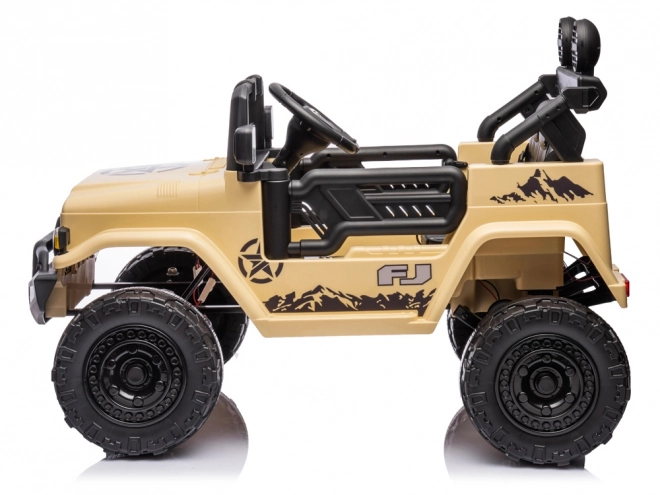 Macchina Elettrica Toyota FJ Cruiser per Bambini – beige