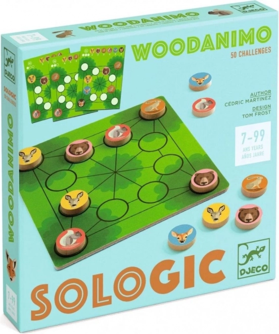 Djeco Woodanimo Gioco di Logica in Legno