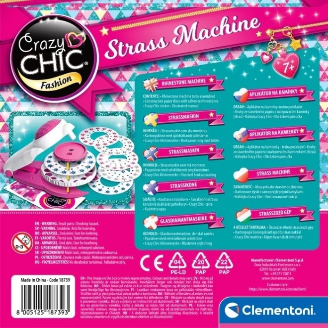 Clementoni Crazy Chic Maschinetta Decorativa