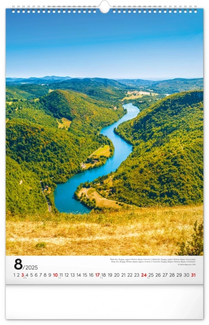 Calendario da Parete Acqua 2025