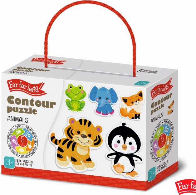Puzzle Sagome Animali di Far Far Land