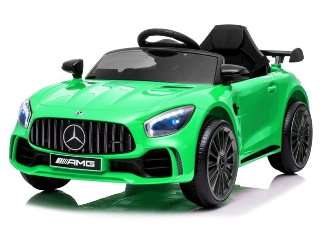 Auto elettrico per bambini Mercedes AMG GT R verde